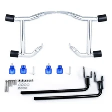 Saddlebags Guards Crash Rails Bars For Harley Touring Road Street Glides 14-25