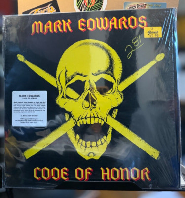 Mark Edwards   Code Of Honor Metal Blade/Enigma 1985 EX/EX Capitol Mastered EP  