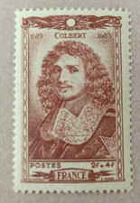 3H-Timbre France YT  616 neuf ** année 1944 "colbert"