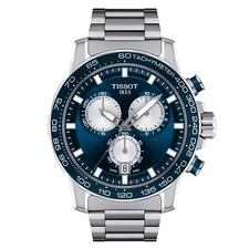 TISSOT Supersport Blue Dial 45.5 mm Chrono Quartz Swiss Watch T125.617.11.041.00