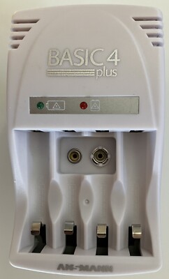 Akku Ladegerät Ansmann Basic 4 Plus für NiCd und NiMH Akkus