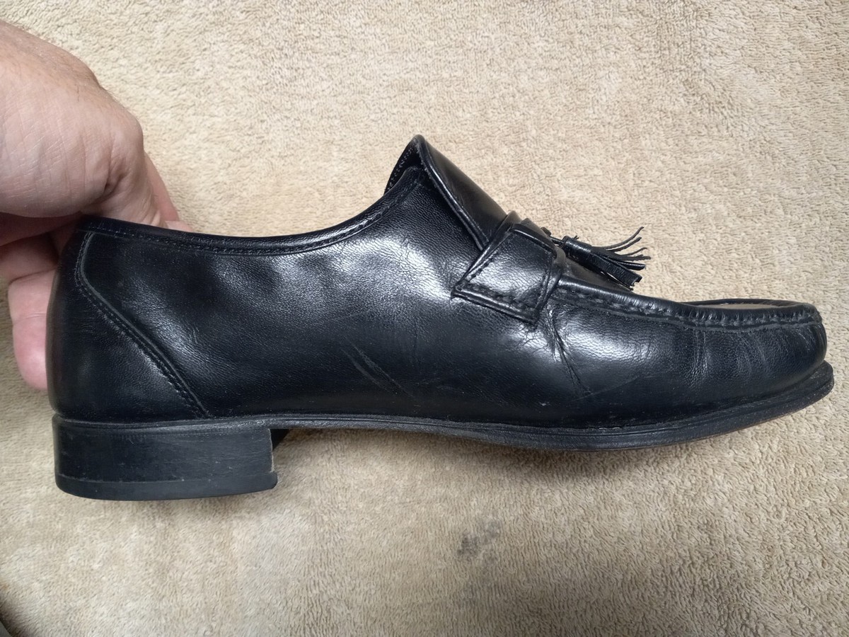 Florsheim Shoes Mens Sz 9 3E Black‎ Leather Tassel Loafers Slip On Dress Classic Amazon.com | Florsheim Men main image 2