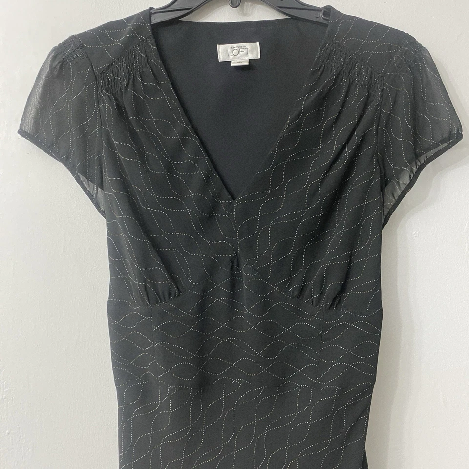 Vestido sin Mangas Babydoll Y2K Ann Taylor 4 Superposición Transparente Hada Grunge Foto 4 de 4