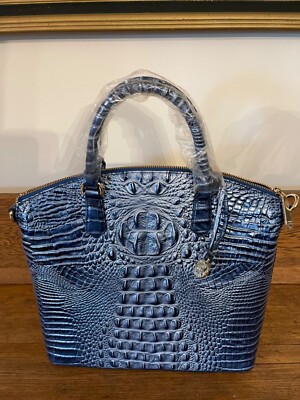 バッグ Brahmin Large Duxbury Satchel Aquarius NWT | eBay