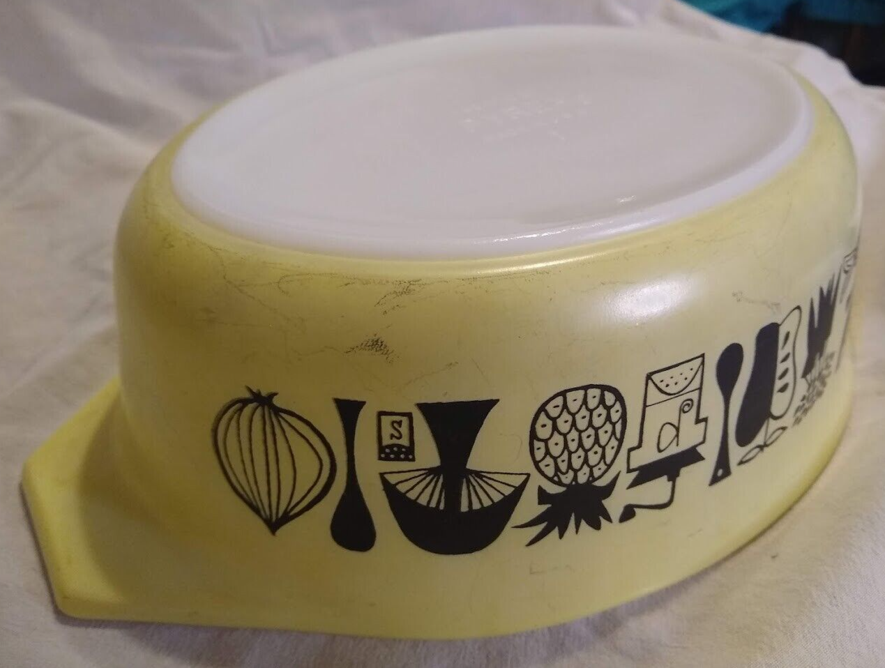 Vintage 1958 Pyrex Mod Kitchen Casserole Dish with Lid, Oval 043 ...