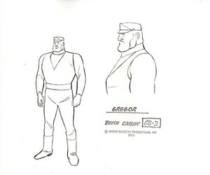 Butch Cassidy Gregor original production model cell 1973 Hanna-Barbera