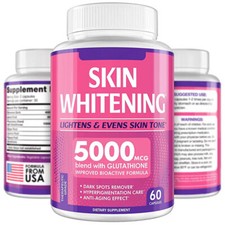 Glutathione - Blend 5000mcg Glutathione Antioxidant Support - 30 To 120 Capsules