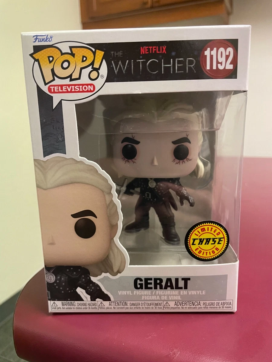 FUNKO POP GERALT OF RIVIA NETFLIX THE WITCHER #1192 CHASE VARIANT IN HAND MINT |