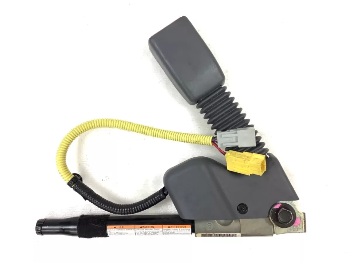 01 05 Civic 2 4Dr Right Front Seat Belt Buckle Seatbelt Lock Gray