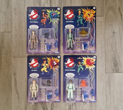 THE REAL GHOSTBUSTERS SET COMPLETO 4 ACTION FIGURE HASBRO KENNER CLASSICS 2020