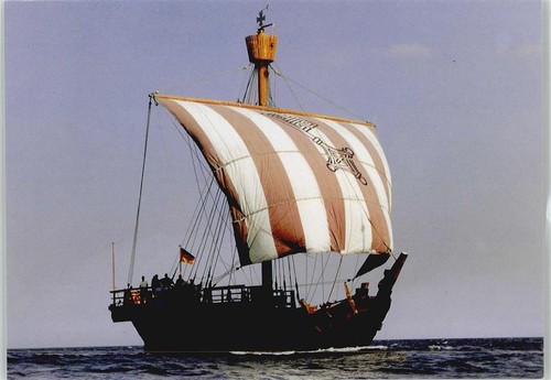 10011321 - Ubena von Bremen Hansekogge - Nachbau - Segelschiff 1991