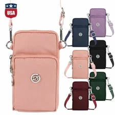 Women Cell Phone Purse Wallet Handbag Case Shoulder Bag Cross-body Pouch Small
