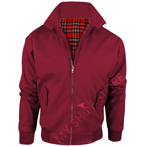 VINTAGE HARRINGTON JACKET MENS CLASSIC RETRO SCOOTER 1970'S BOMBER MOD COAT TOP - Picture 14 of 32