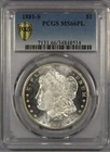 1881-S Morgan Silver Dollar PCGS MS66 PL $1