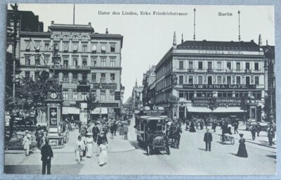 AK Berlin Unter den Linden Friedrichstraße, WS + SB Nr. 23, ungelaufen 1914