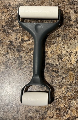 Pampered Chef Baker’s Roller Double Sided Rolling Pin Pastry Dough #1485 - Picture 2 of 2