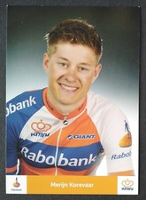 1642 Merijn Korevaar Rabobank Radsport Cycling Autogrammkarte