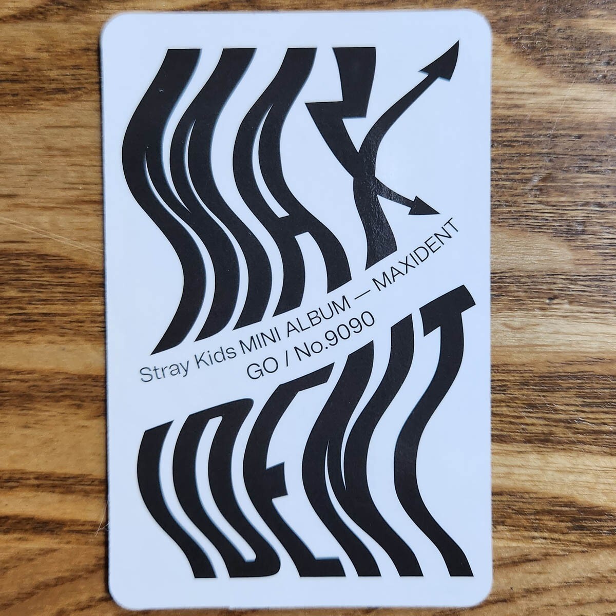 Bang Chan Official Photocard Stray Kids Mini Album Maxident