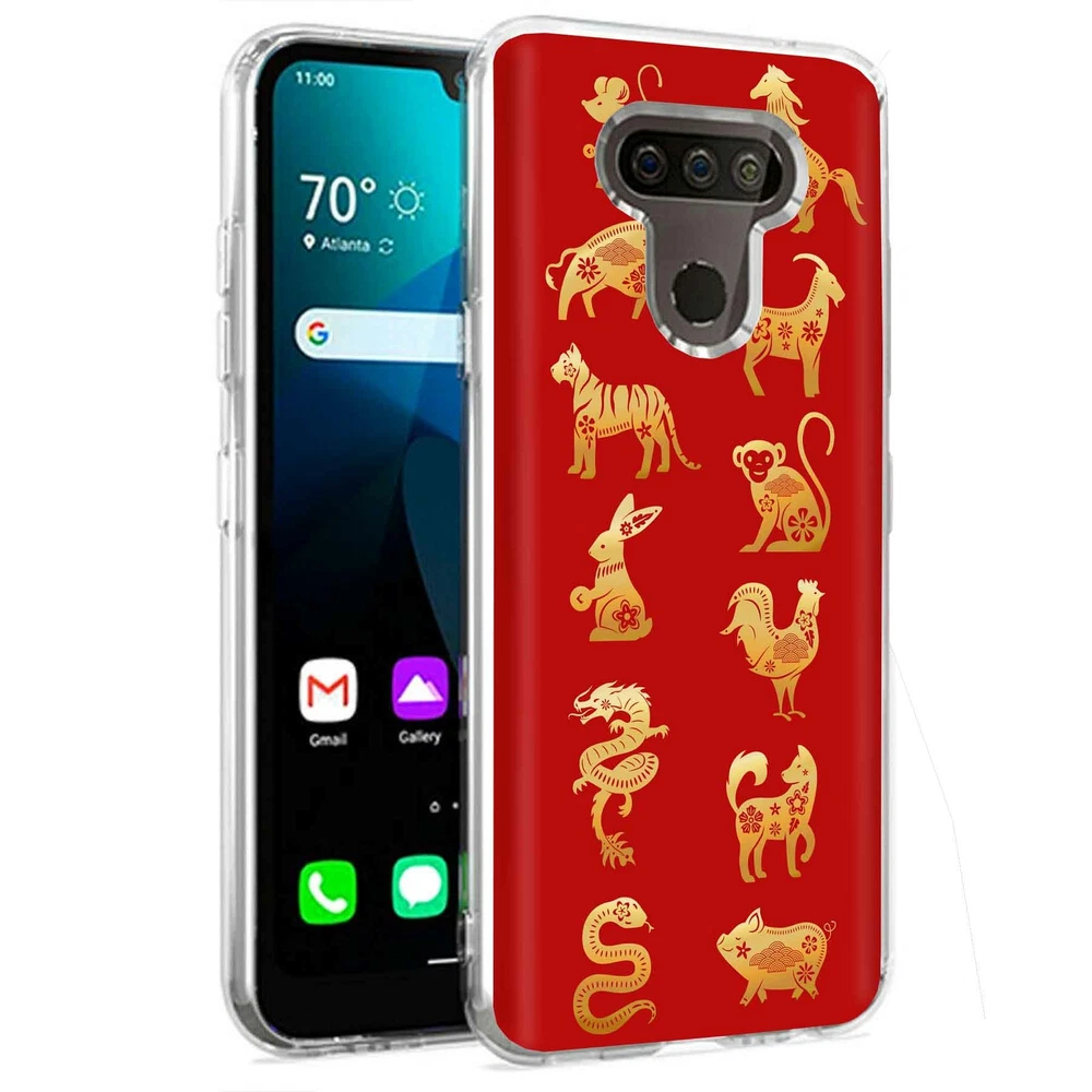 Phone Case for LG Harmony 4,Premier Pro Plus,K41, Chinese zodiac 1 Print