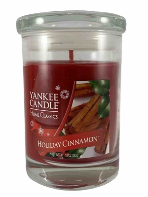 YANKEE CANDLE Holiday Cinnamon - 10 oz - Rare / Hard to Find Christmas Scent