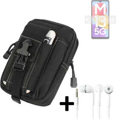 Holster für Samsung Galaxy M13 5G + headphones Extrataschen Outdoor Schutz Hül
