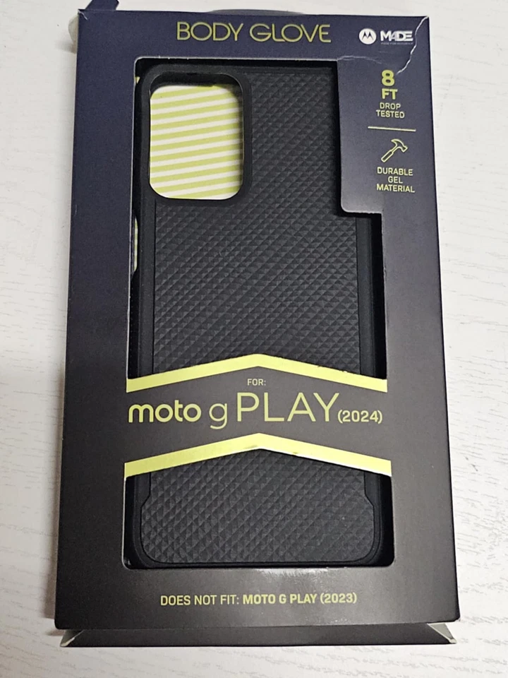 🐻 Guante Cuerpo Motorola Moto G Play 2024 Estuche Gel Estilizado - Negro. NUEVO Foto 4 de 4