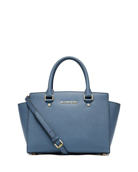 Michael michael kors selma medium top zip satchel clearance