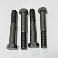 M22-2.50 X 140mm CL 10.9 Hex head bolt set of 4 Black finish