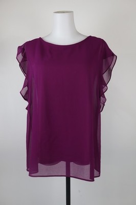 MARELLA DAMEN SHIRT GR. 44 DAMEN T-SHIRT CASUAL VINTAGE TOP VERSCHLEIERT