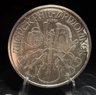 1 Troy Oz .999 Fine Silver Round - Austrian - Philharmonic 2017