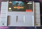 Mortal Kombat II Super Nintendo SNES Authentic, Cleaned And Tested