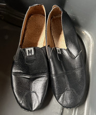 Black Unisex Slip-On Split-Sole Jazz  Hip Hop Dance Shoes FM14