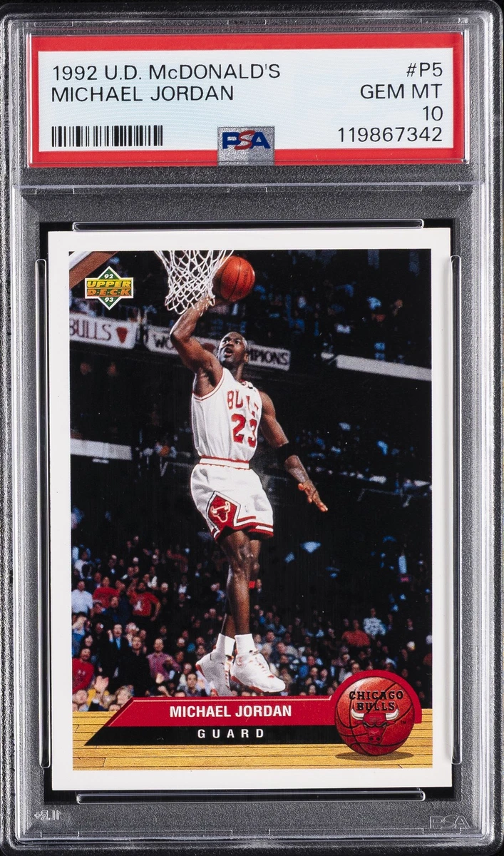 Upper Deck Michael Jordan 10 Grade Basketball Sports Trading Cards