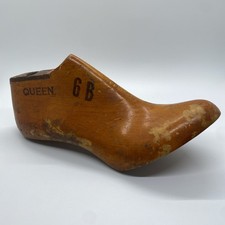 Antique Wood Woman Shoe Last/Form 6 B Pointy Toe Robin Last 1959 Queen