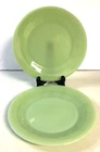Fire King JADEITE Jane Ray Ribbed 9” DINNER PLATES