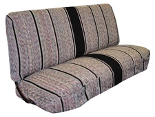 Black Saddle Blanket Bench Seat Covers 1960-1998 FULL SIZE CHEVY GMC TRUCKS