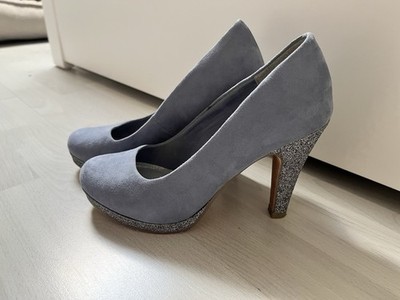 3 Paar Pumps Größe 36, Blau, Weiß, Schwarz. Tamari s Und Marco Tozzi