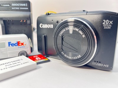 Canon PowerShot SX280 HS 12.1MP Digital Camera GPS Wi-Fi Full HD