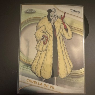 Topps Chrome Disney Cruella De Vil #103 101 Dalmatians Trading Card 2025