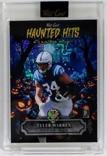 Tyler Warren 2025 Wild Card Haunted Hits RC Rookie - 1/1 Monster Hit