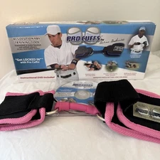 Pro Cuffs SOFTBALL BASEBALL Training Tool & DVD for Hitting Power Fielding PINK