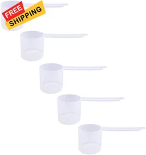 Plastic Measuring Scoop, 4 Tablespoon (63 cc | 63 mL) 63 | 63 mL, Opaque 