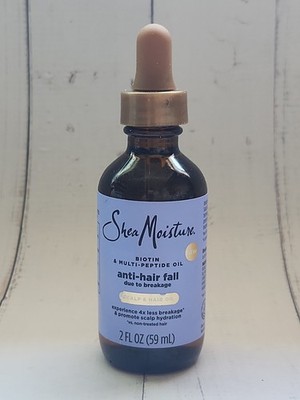 SheaMoisture Anti-Hair Fall Scalp & Hair Oil Biotin & Multi-Peptide Oil, 2 oz
