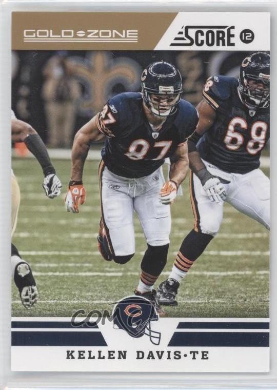 2012 Score Gold Zone Kellen Davis #67 0b5