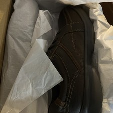 Clarks Bradley Walk Brown Tumbled Leather Mens Sz 11 M 26153326 New in Box