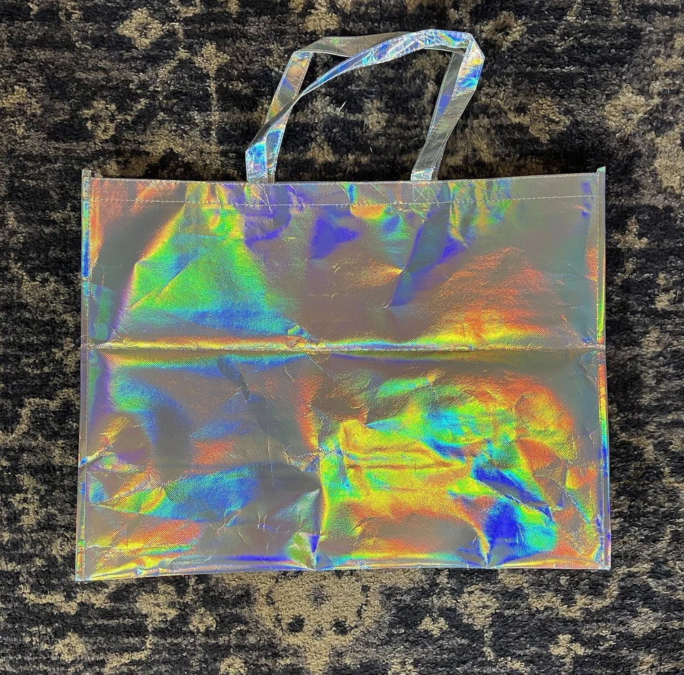 Bolso de Mano Vacío Exclusivo Target Black Friday Raro Reflectante Bullseye Foto 3 de 4