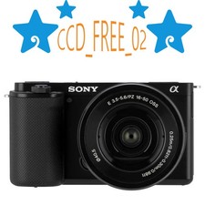 Sony ZV-E10 W/16-50mm Lens 24.2MP 4K 30p Vlogging Camera Product Showcase Black
