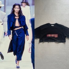 Vintage 90s 1991 Comme Des Garcons Embroidered Patches Tops Made in Japan