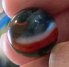 Vintage 5/8" Akro Agate Popeye Marble
