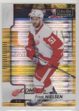 2017-18 O-Pee-Chee Platinum Seismic Gold 40/50 Frans Nielsen #73 a2n